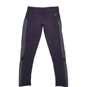 Nike M Womens Black Reflective Flash Leggings Sports Casual Cotton Blend